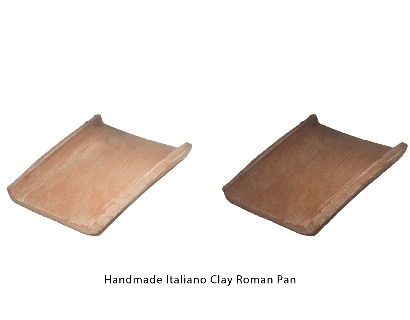 Handmade Italiano clay roman pan